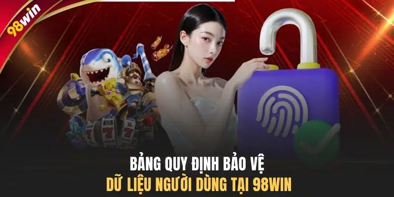 Bảng quy định bảo vệ dữ liệu người dùng tại 98WIN